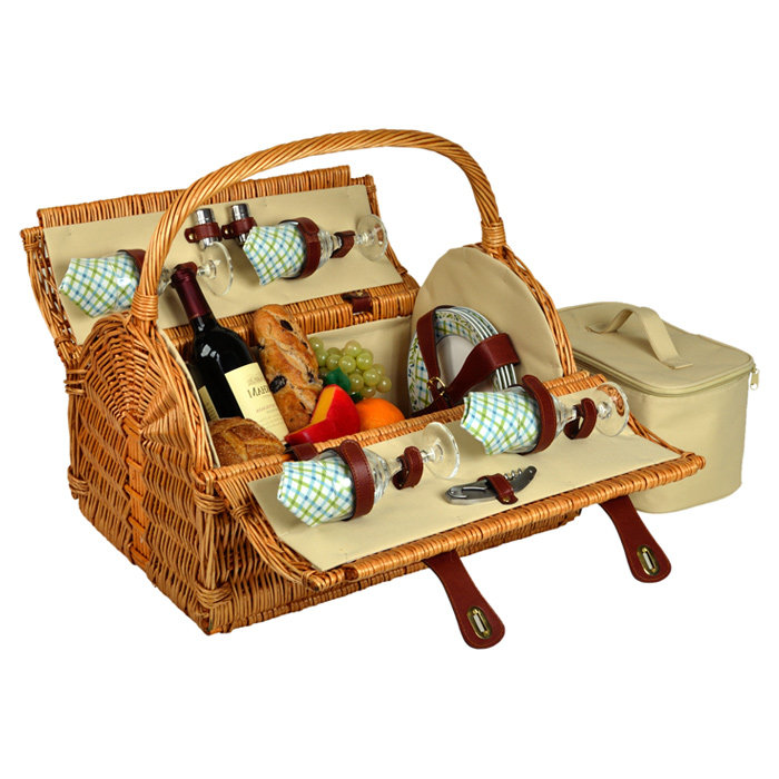 Picnic at Ascot Yorkshire Picnic Basket for Four & Reviews Wayfair